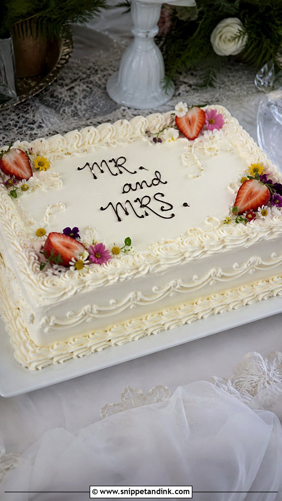 Sheet Wedding Cake - Snippet and Ink - 20 Custom Cake Designs for Wedding