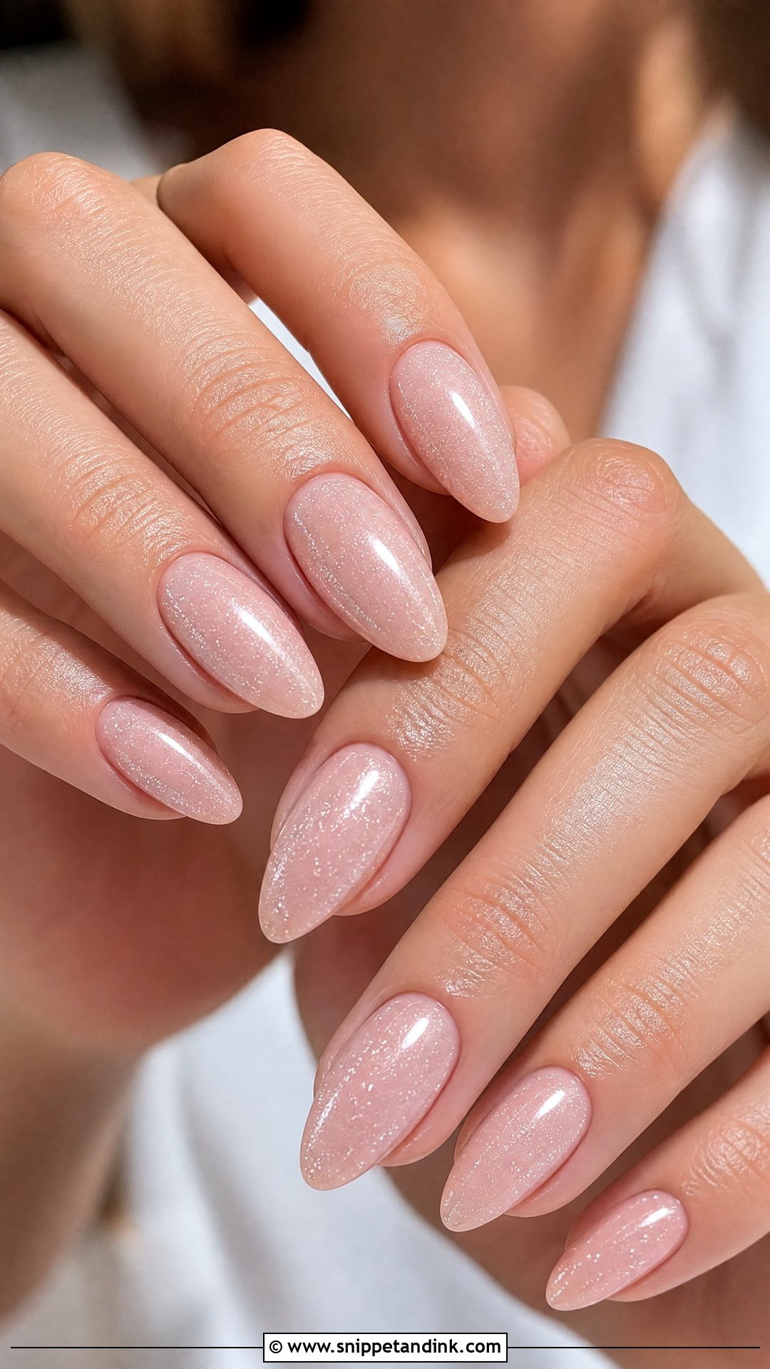 Shimmer Bridal Nails - Snippet and Ink - 25 Bridal Nail Ideas Brides