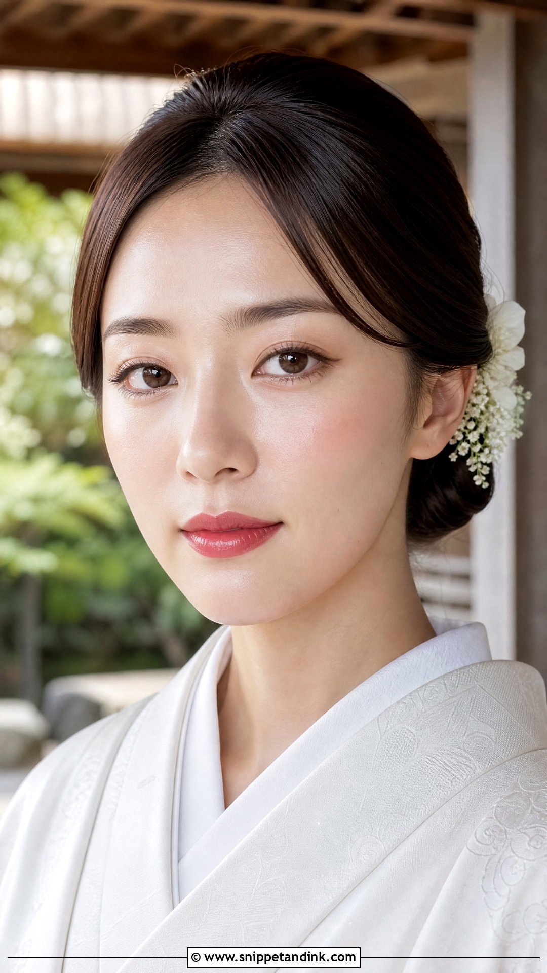 Shiromuku Japanese Wedding Makeup - Snippet and Ink - 20 Japanese Wedding Makeup Ideas