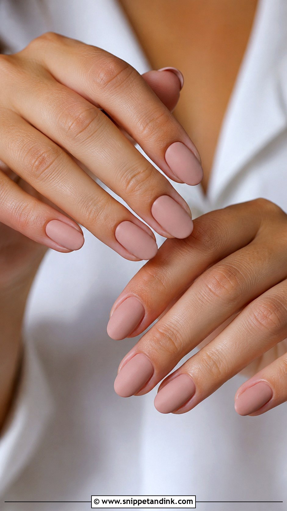 Short Almond Sheer Wedding Nails - Snippet and Ink - 20 Short Almond Wedding Nails