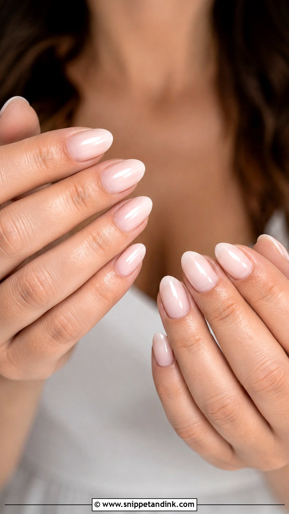 Short Almond Wedding Nails - Snippet and Ink - 20 Minimal Wedding Nails