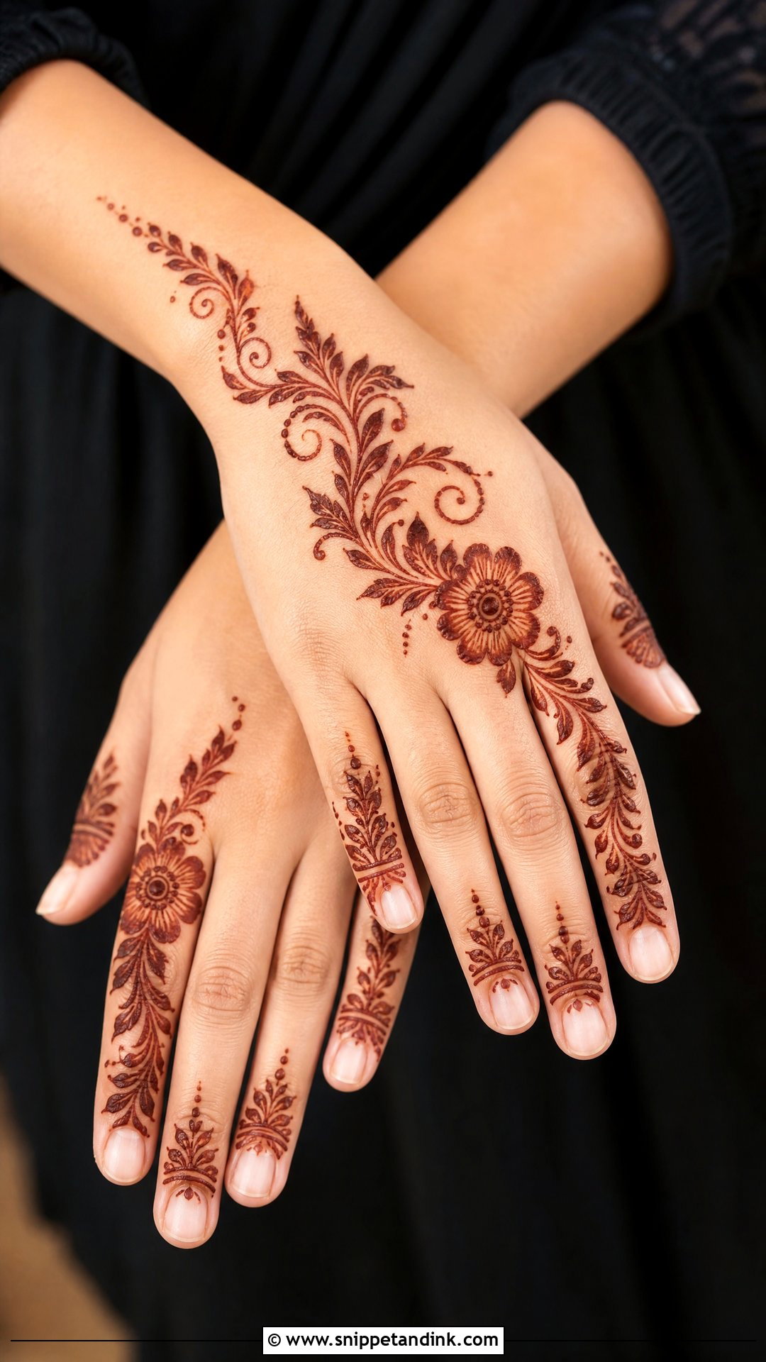 Short Arabic Mehndi Design - Snippet and Ink - 35 Short Mehndi Design Ideas