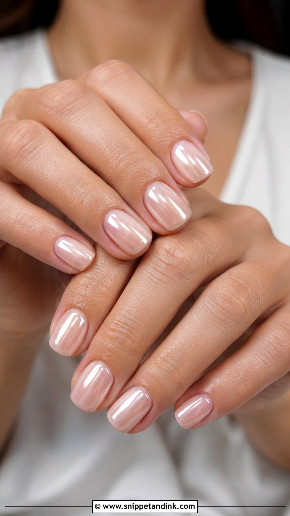 Short Baby Pink Wedding Nails - Snippet and Ink - 20 Short Simple Wedding Nails for Bride