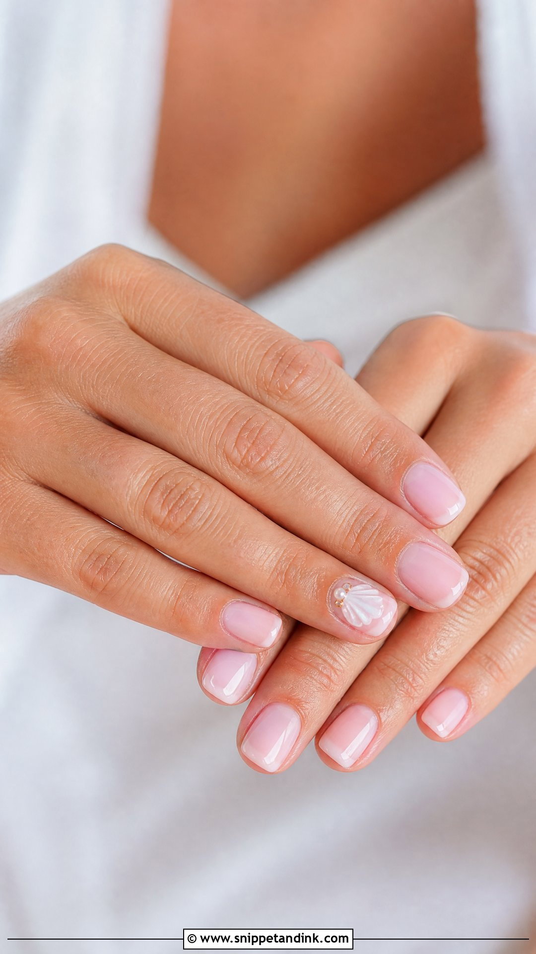 Short Beach Wedding Nails - Snippet and Ink - 25 Beach Wedding Nails
