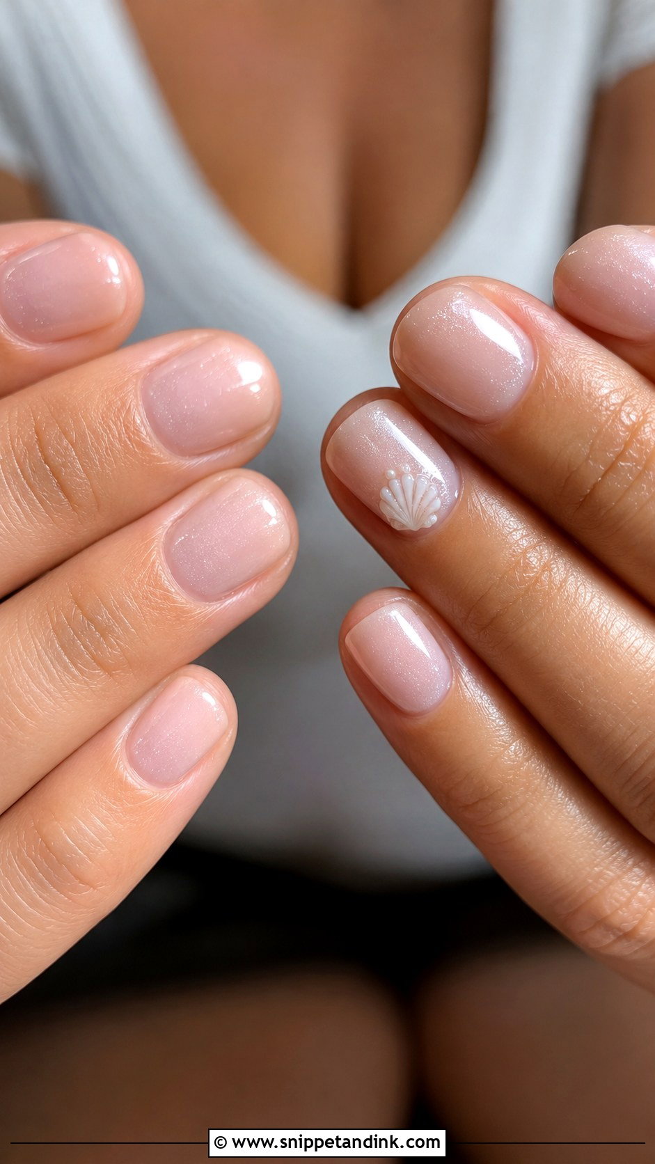 Short Beach Wedding Nails - Snippet and Ink - 20 Beach Wedding Nails for Bride