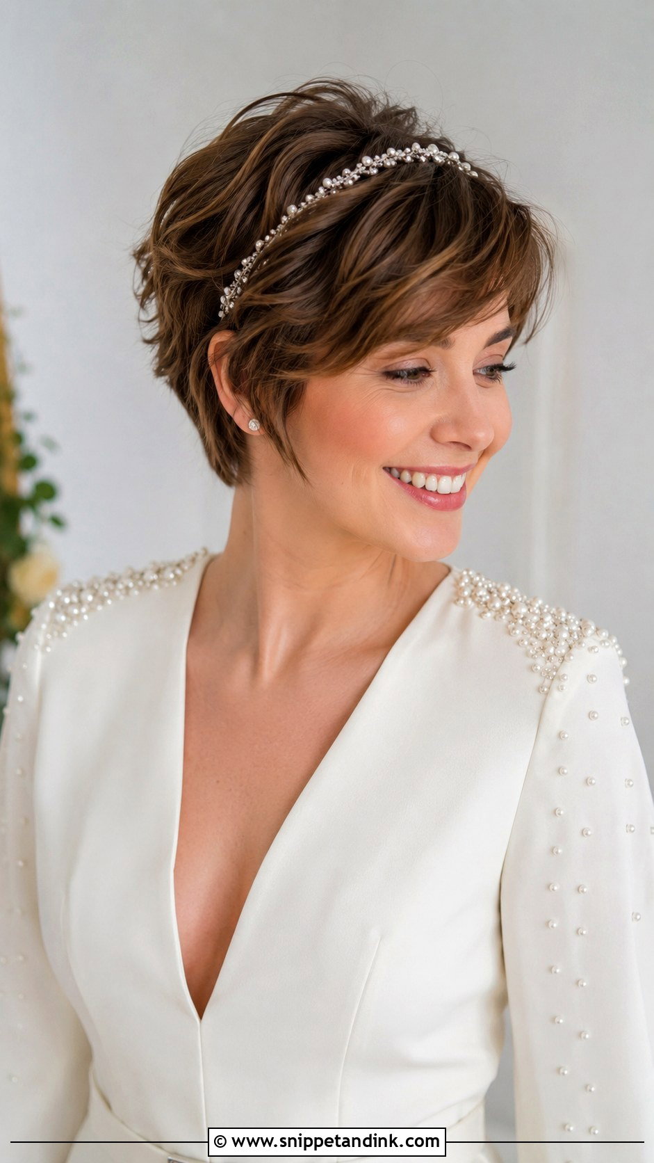 Short Bixie Cut For Wedding - Snippet and Ink - 15 Short Hair for Weddings Ideas
