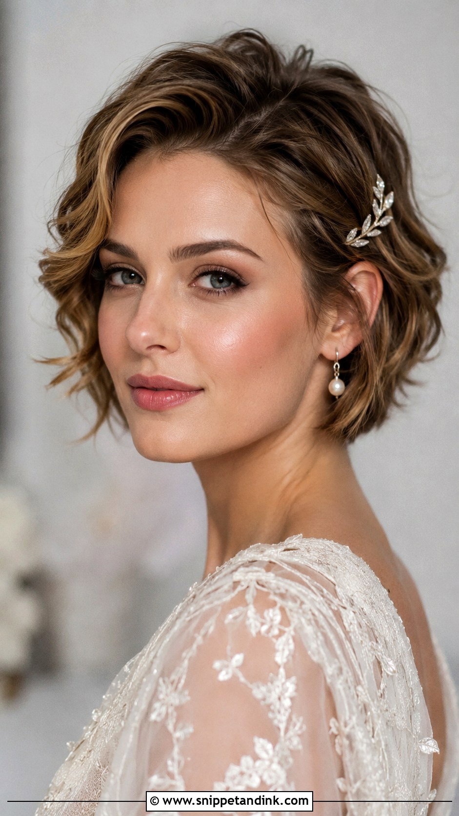 Short Bixie Wedding Hairstyle - Snippet and Ink - 15 Short Hairstyles for Women Wedding