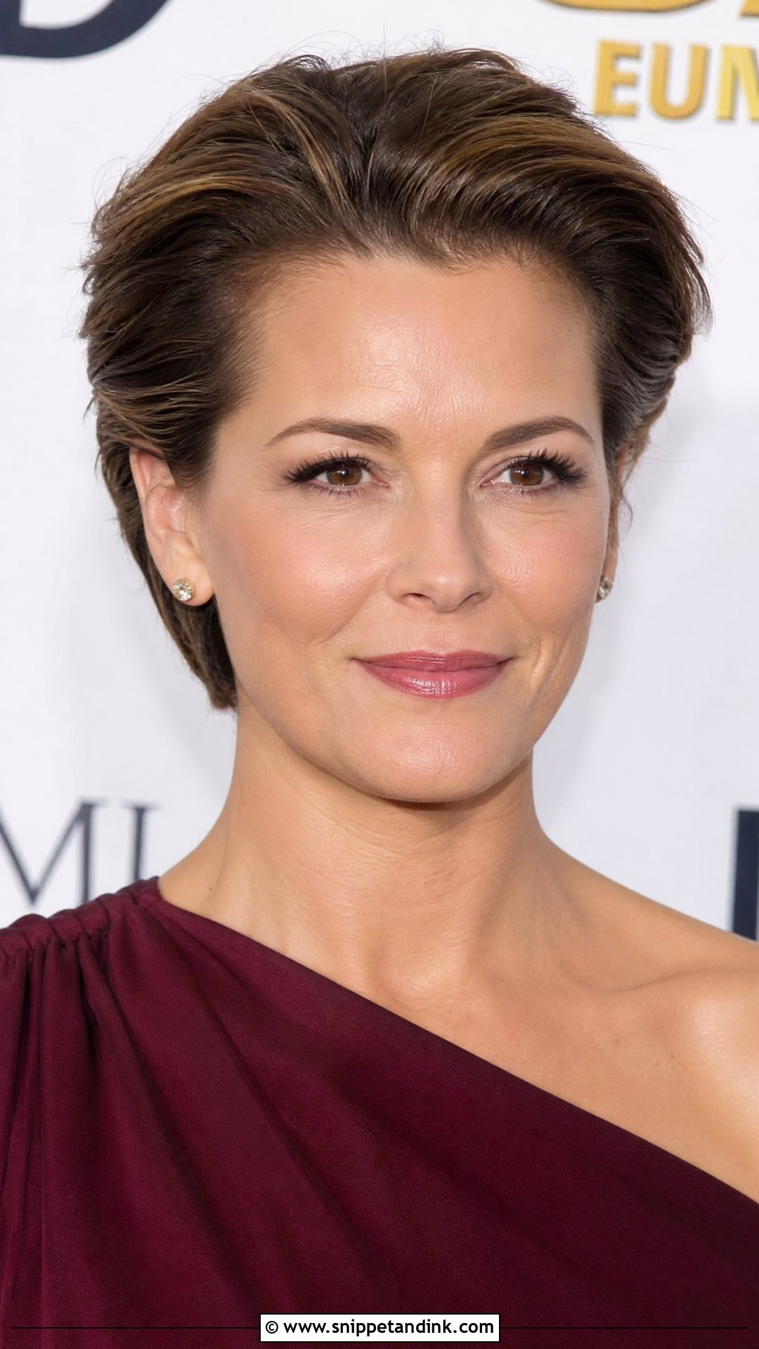 Short Blowout Brushed Back - Snippet and Ink - 20 Mother of the Groom Short Hairstyles