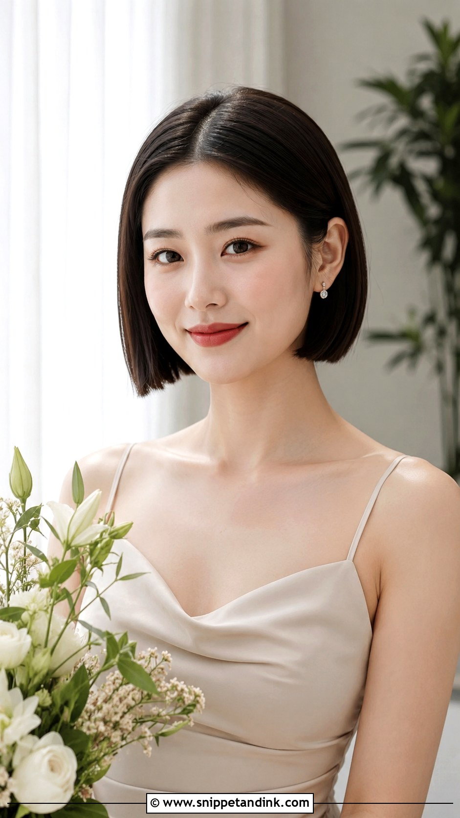 Short Blunt Bob Bridesmaid Hair - Snippet and Ink - 20 Bridesmaid Hair Short Length Ideas