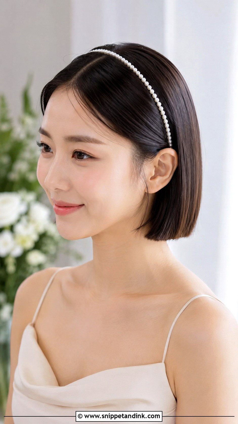 Short Blunt Bob For Bridesmaid - Snippet and Ink - 20 Short Hair Styles for Wedding Bridesmaid