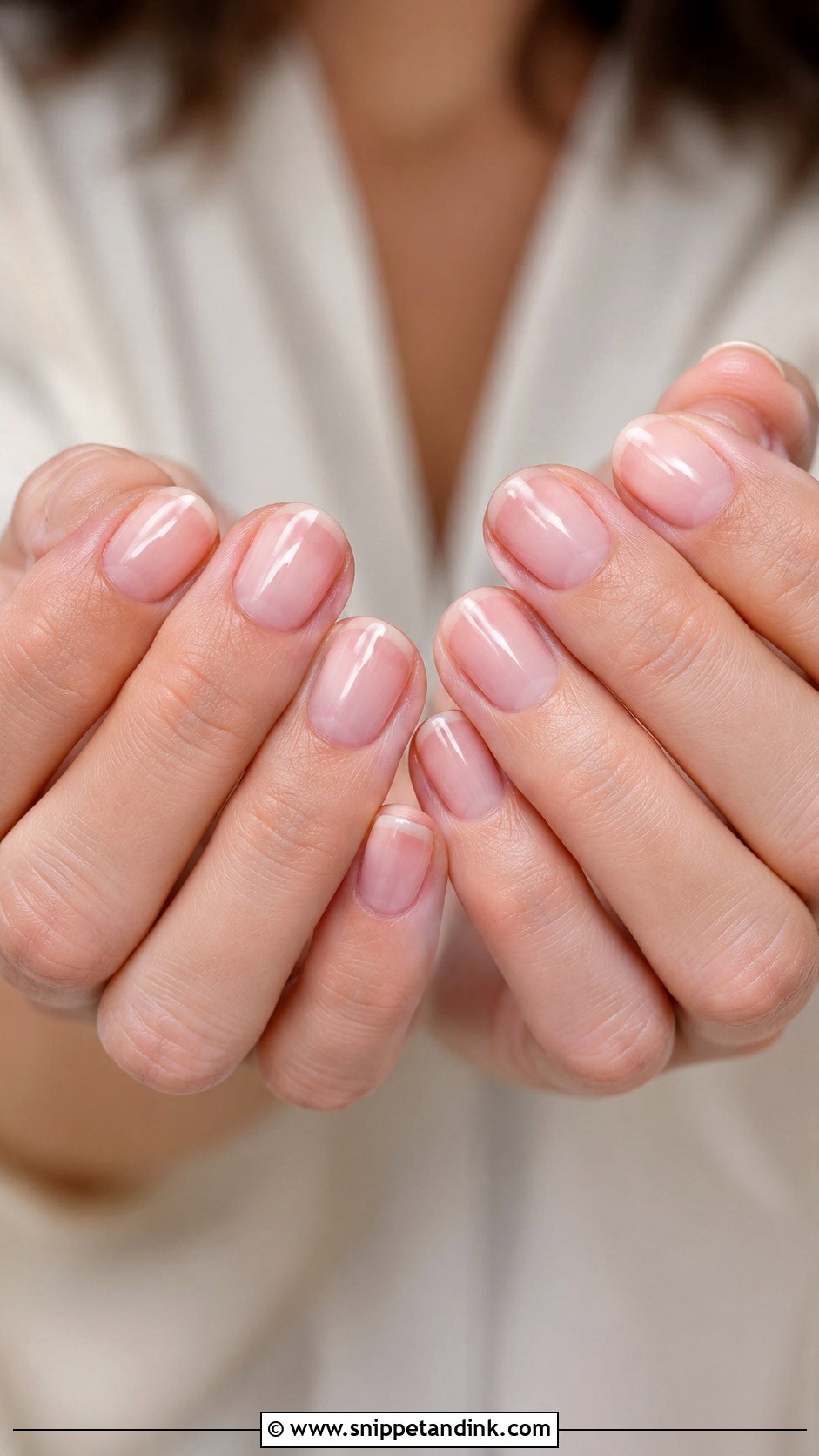 Short Blush Wedding Nails - Snippet and Ink - 20 Short Simple Wedding Nails for Bride