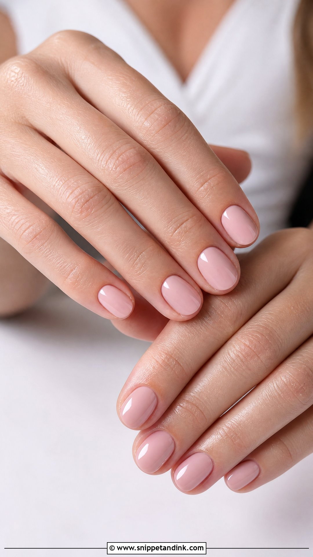 Short Blush Wedding Nails - Snippet and Ink - 25 Short Wedding Nails for Bride