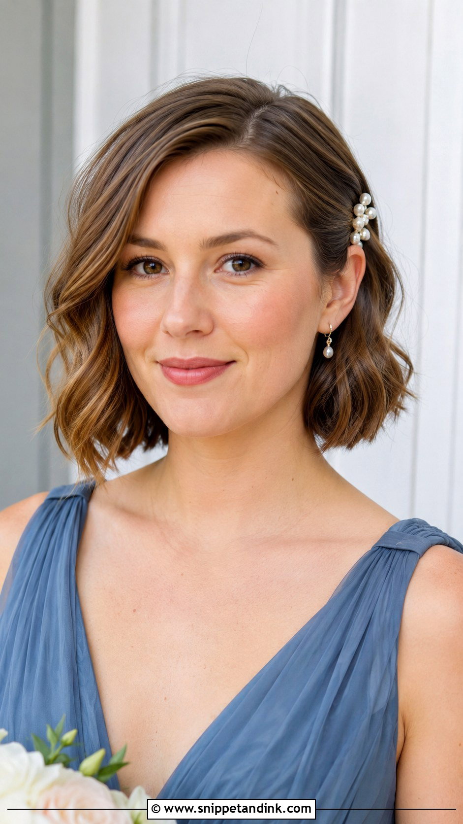 Short Bob Bridesmaid Hair - Snippet and Ink - 20 2025 Bridesmaid Hair Ideas