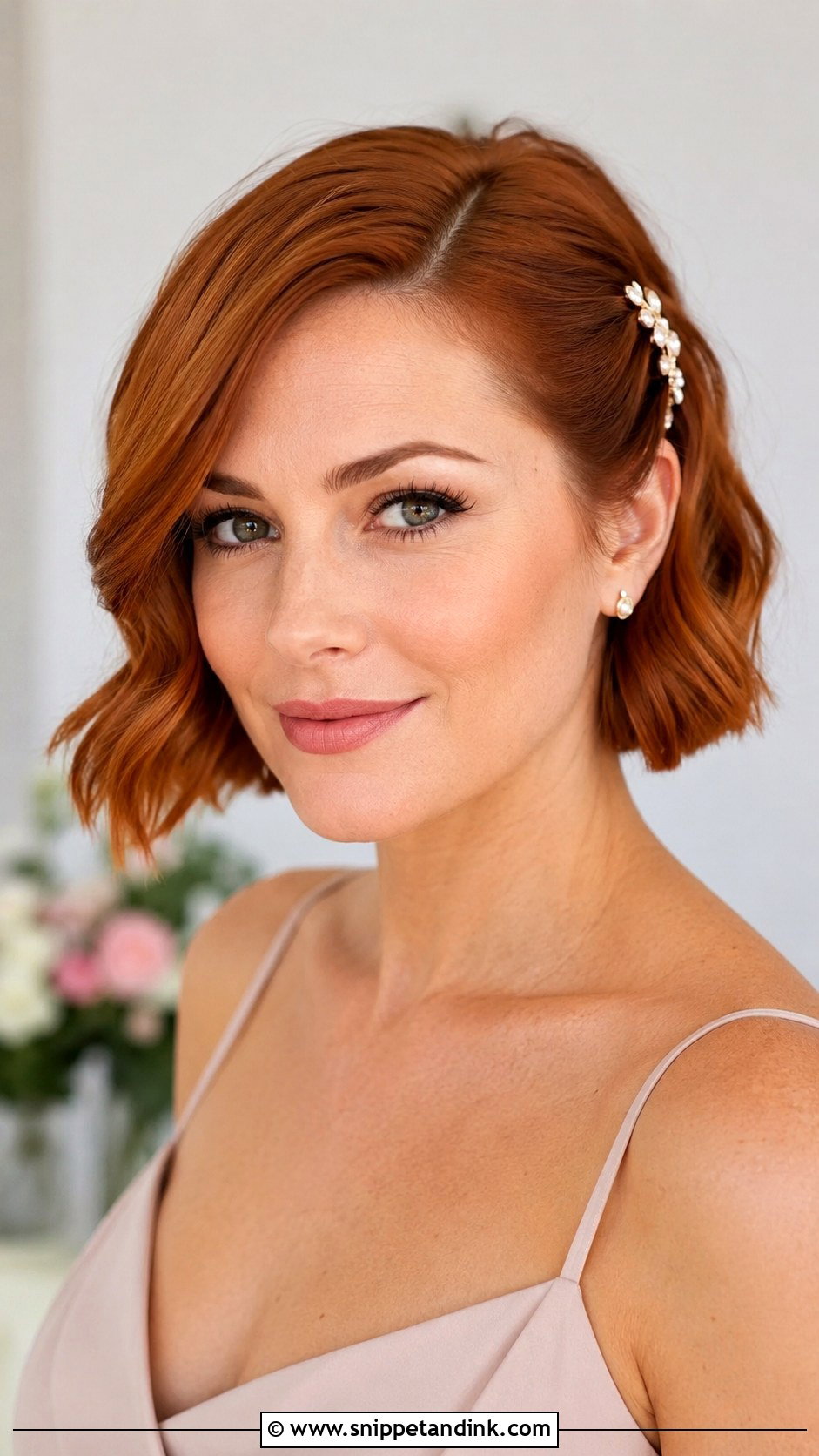 Short Bob Wedding Guest Hair - Snippet and Ink - 15 Hairstyles for Friends Wedding