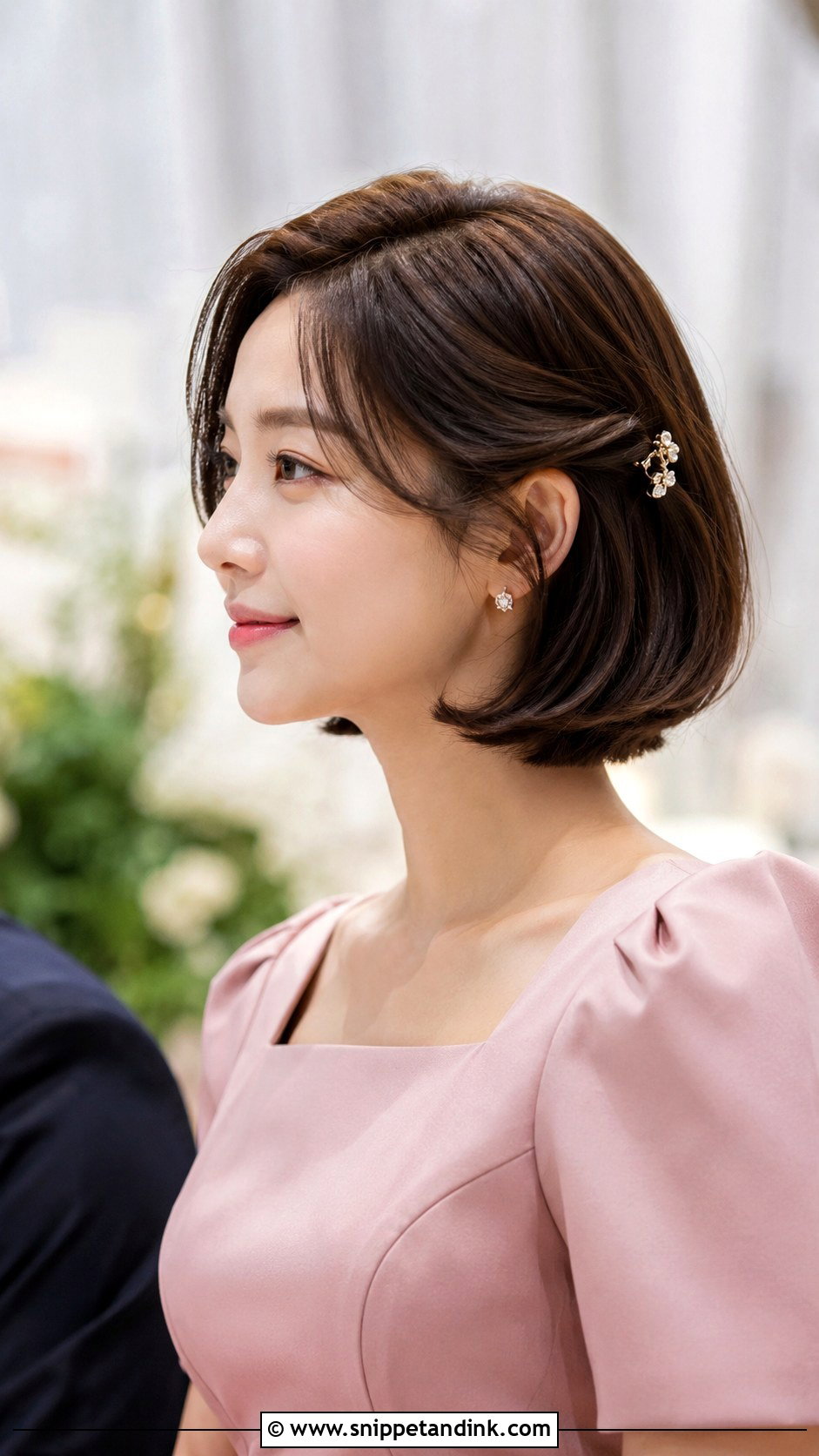 Short Bob Wedding Guest Hair - Snippet and Ink - 20 Hairstyles Ideas for Wedding Guest