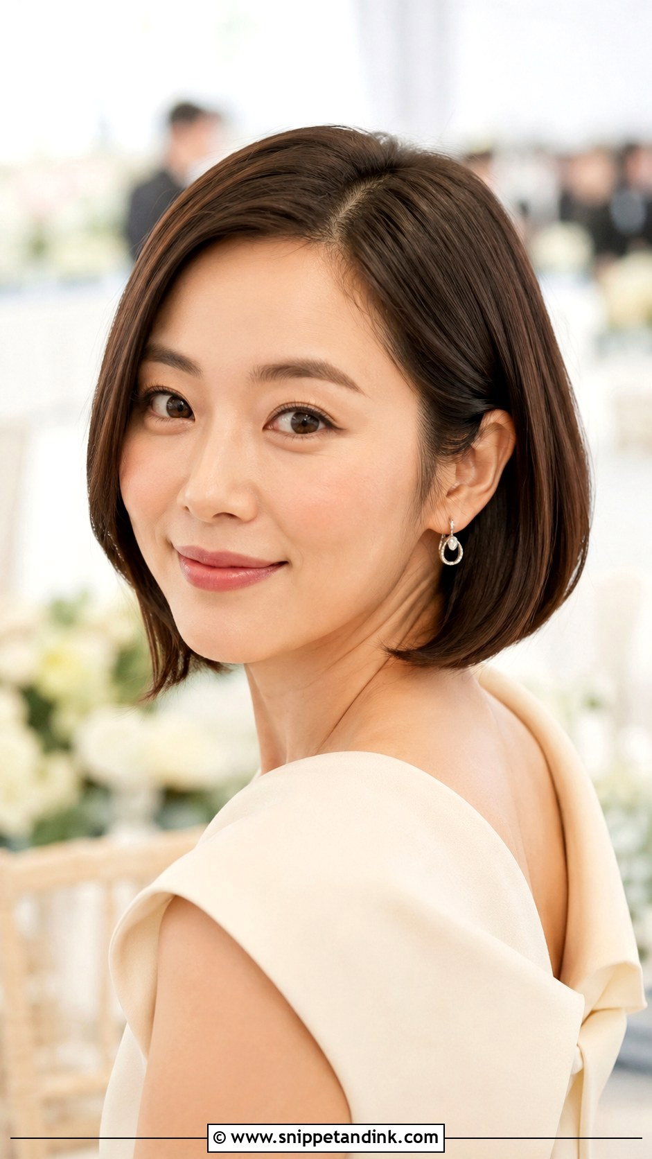 Short Bob Wedding Guest Hairstyle - Snippet and Ink - 15 Hairstyles As Wedding Guest