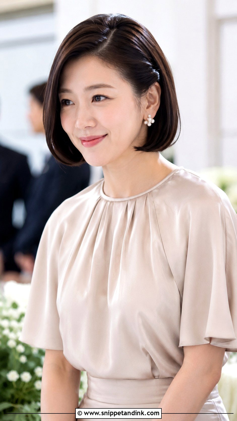 Short Bob Wedding Guest Hairstyle - Snippet and Ink - 20 Hairstyle for Guest At Wedding Ideas