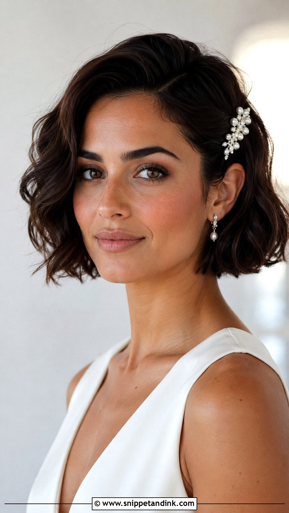 Short Bob Wedding Hair - Snippet and Ink - 15 Very Short Hair Wedding Styles