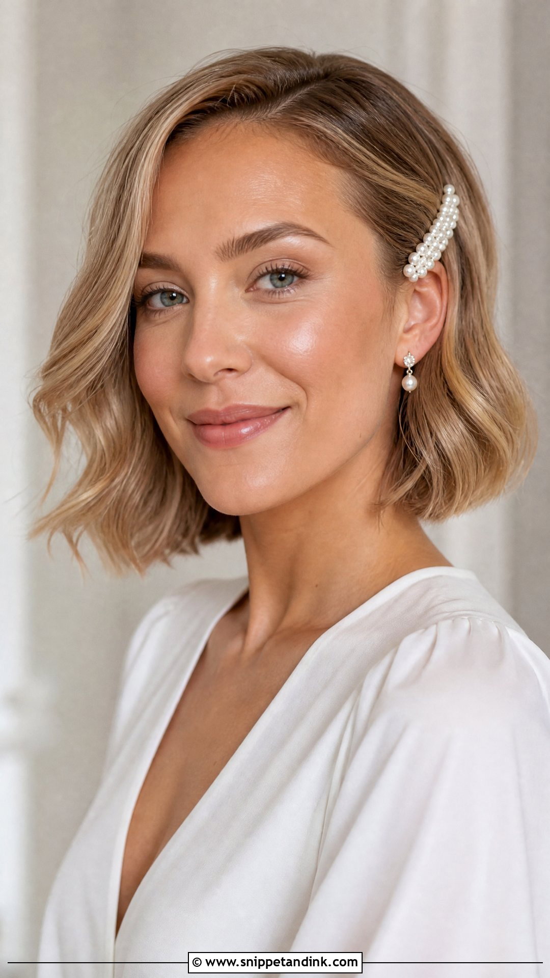 Short Bob Wedding Hair - Snippet and Ink - 15 Do It Yourself Wedding Hair Ideas