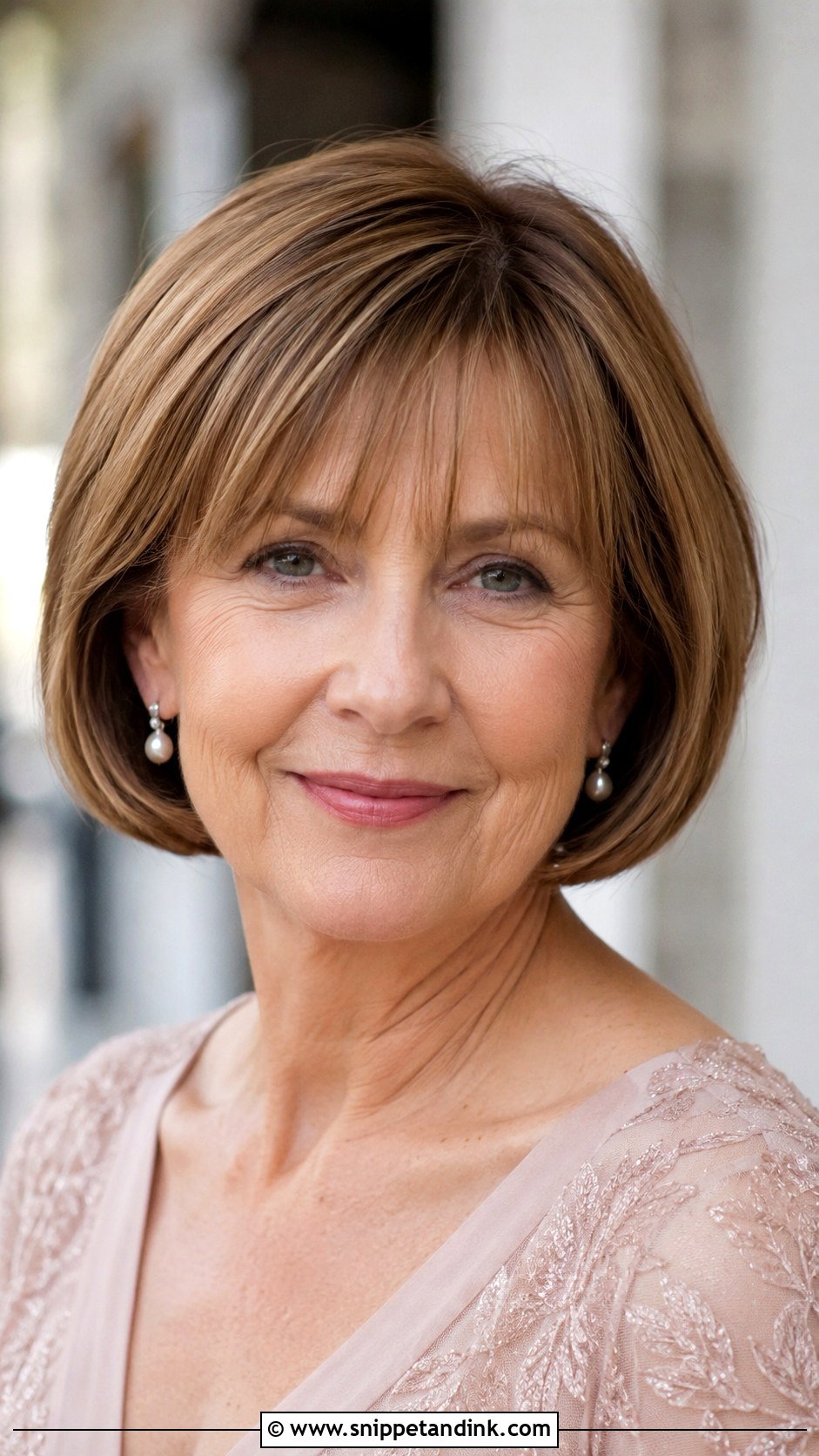 Short Bob With Bangs For Mother Of The Groom - Snippet and Ink - 15 Mother of the Groom Short Hair Ideas