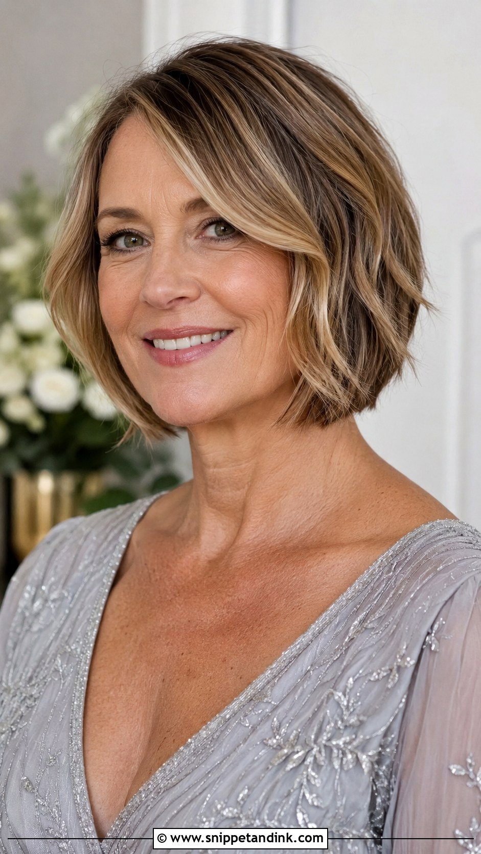 Short Bob With Subtle Highlights - Snippet and Ink - 25 Mother of the Bride Short Hairstyles