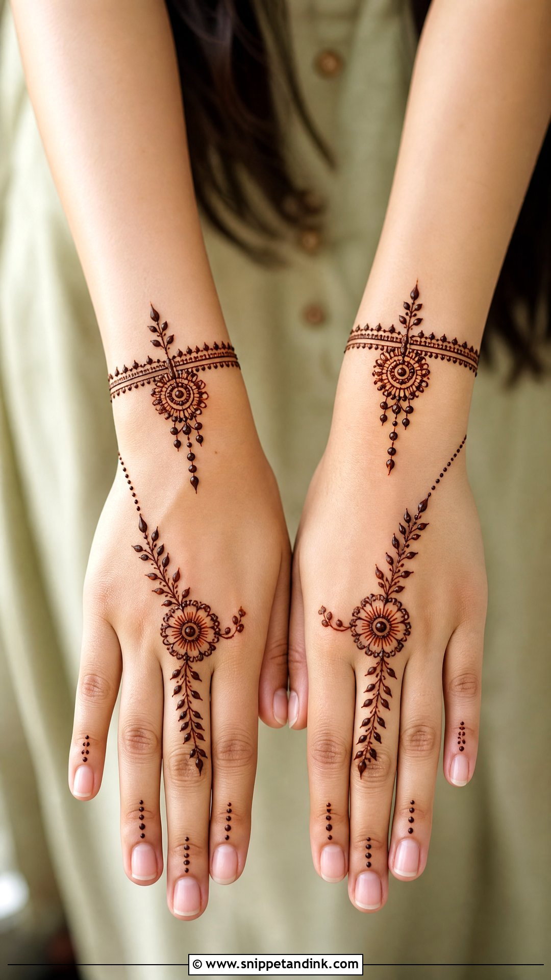 Short Bracelet Mehndi Design - Snippet and Ink - 35 Short Mehndi Design Ideas