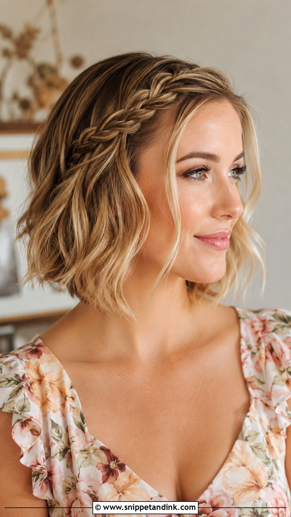 Short Braided Bob For Engagement - Snippet and Ink - 15 Short Hair Styles for Engagement