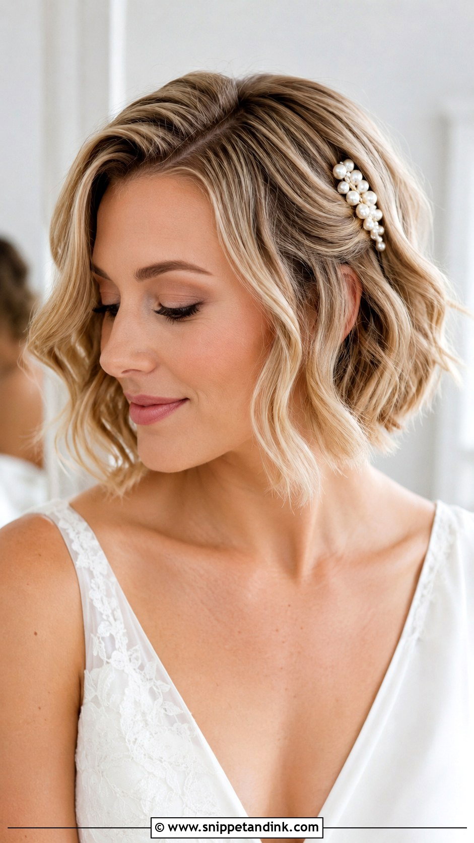 Short Braided Bob Wedding Hairstyle - Snippet and Ink - 15 Short Hairstyles for Women Wedding