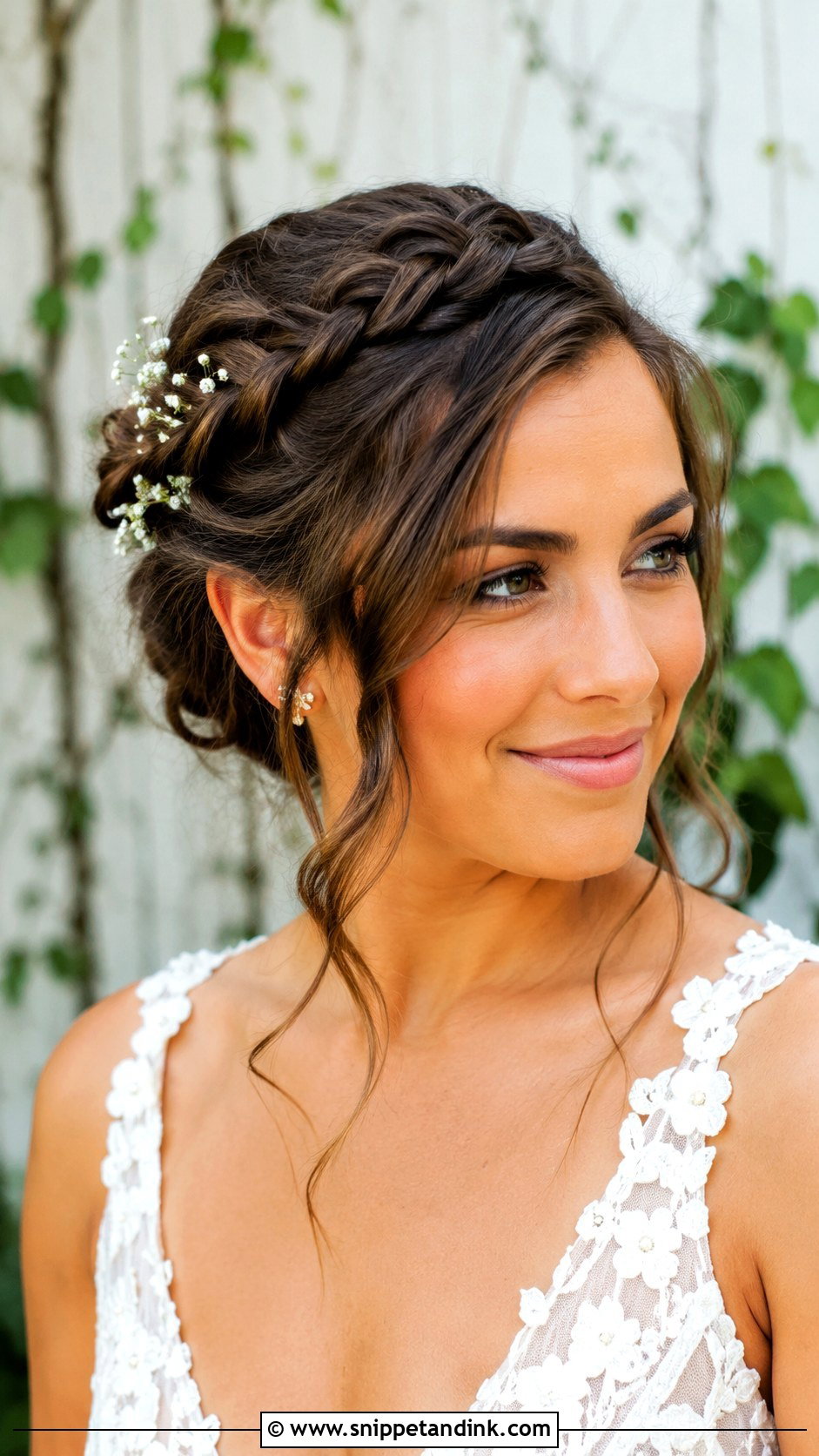 Short Braided Updo - Snippet and Ink - 25 Hairstyle for Wedding Short Hair Ideas