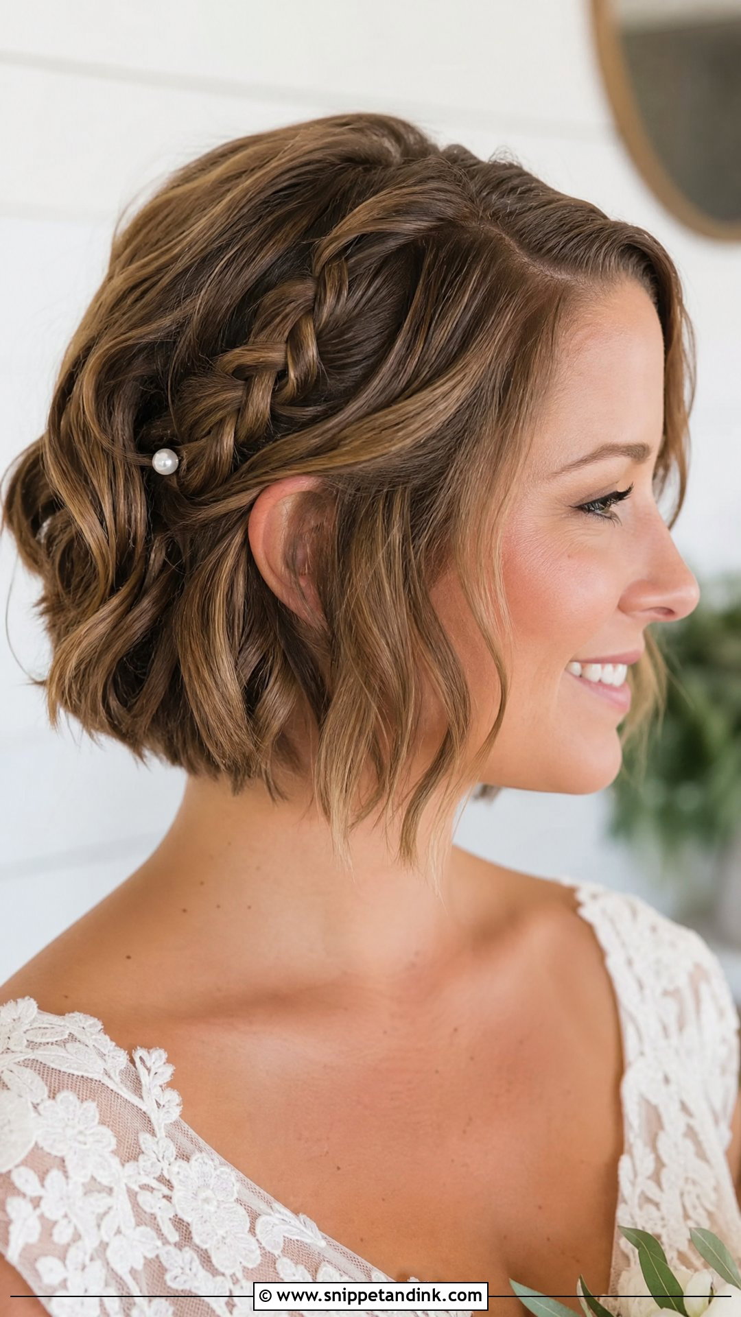 Short Braided Wedding Hair - Snippet and Ink - 15 Easy Wedding Hairstyles Do It Yourself Short
