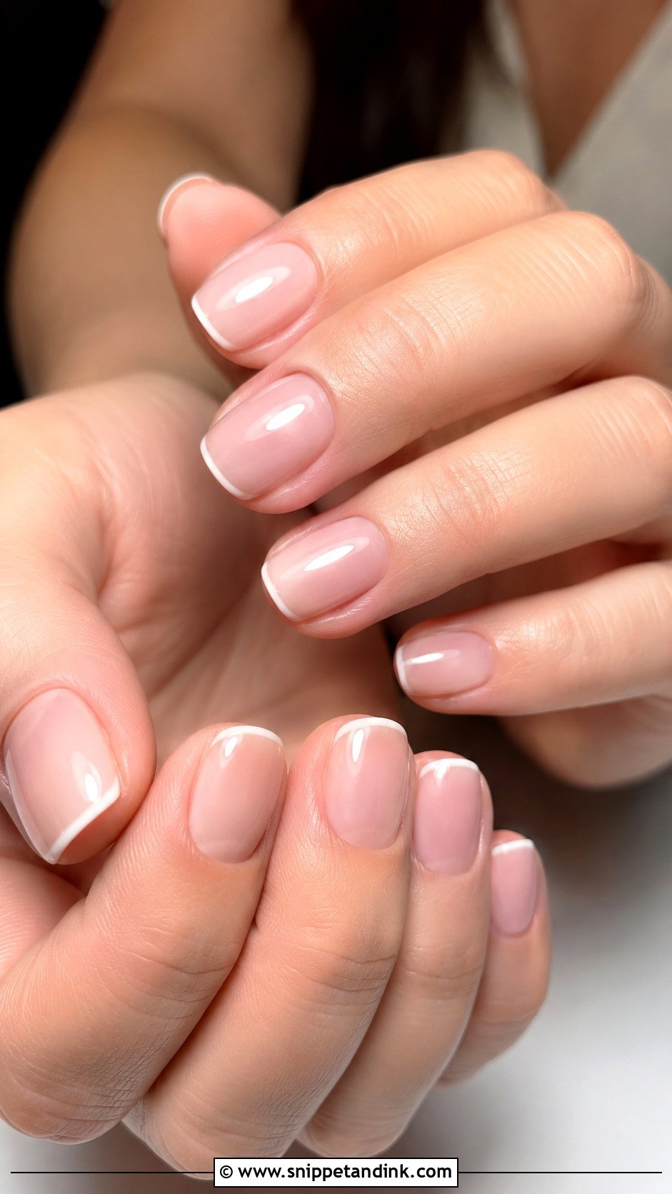 Short Bridal Acrylic Nails - Snippet and Ink - 20 Bridal Acrylic Nails