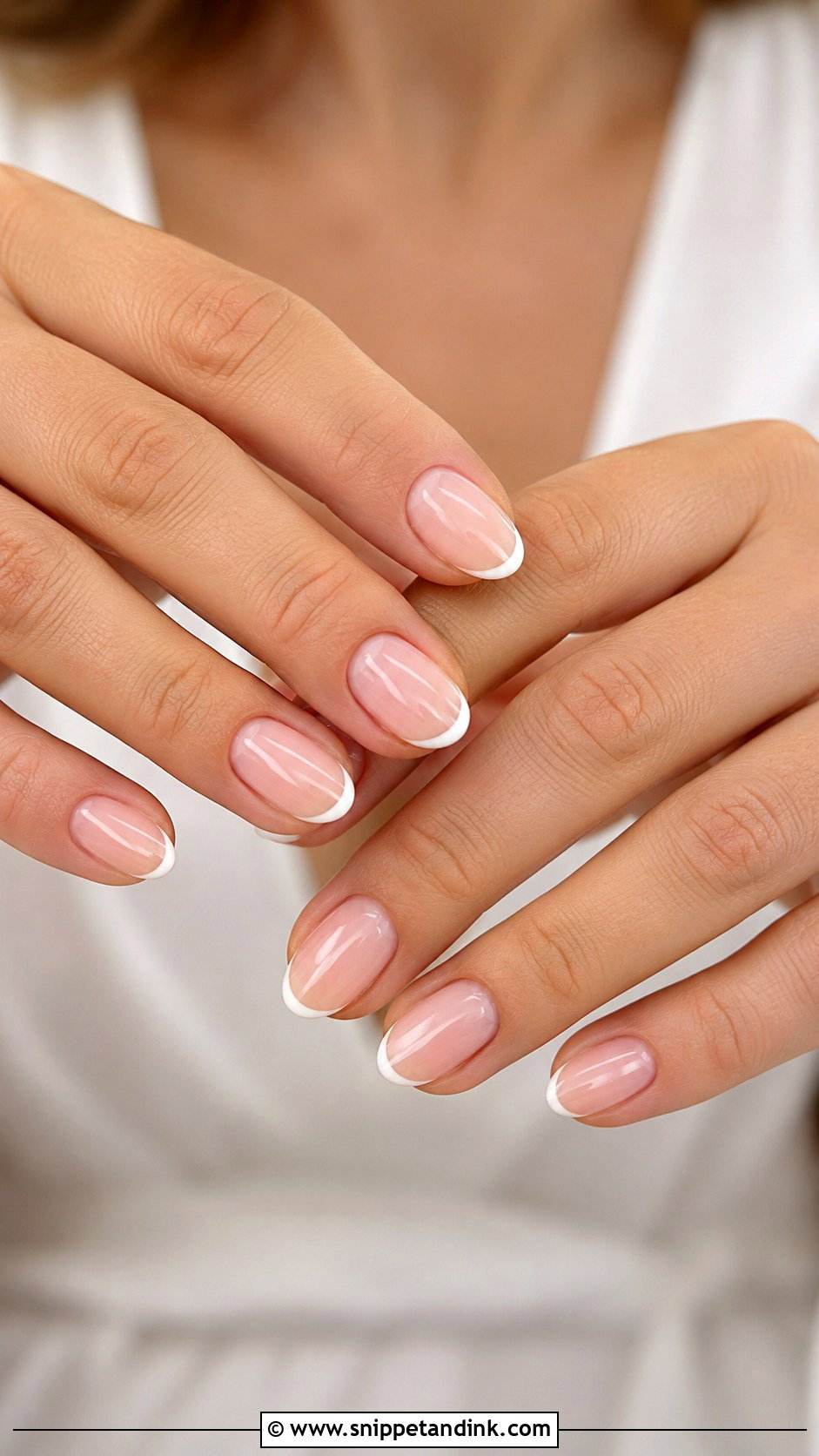Short Bridal Almond Nails - Snippet and Ink - 30 Short Bridal Wedding Nails