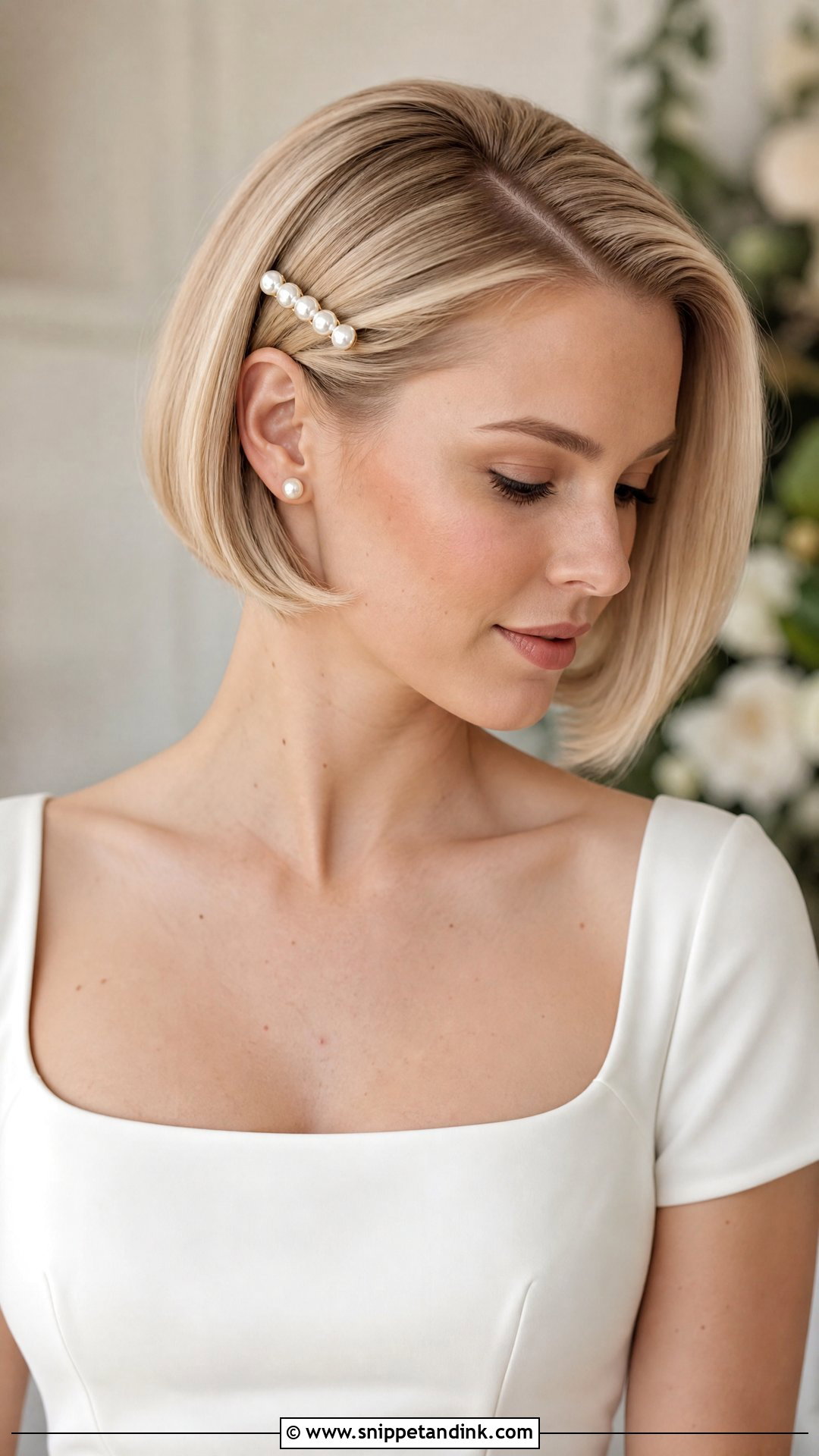 Short Bridal Bob Hair - Snippet and Ink - 15 2025 Bridal Hairstyles