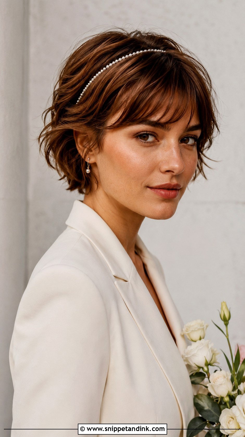 Short Bridal Hair With Bangs - Snippet and Ink - 20 Bride Hair with Bangs