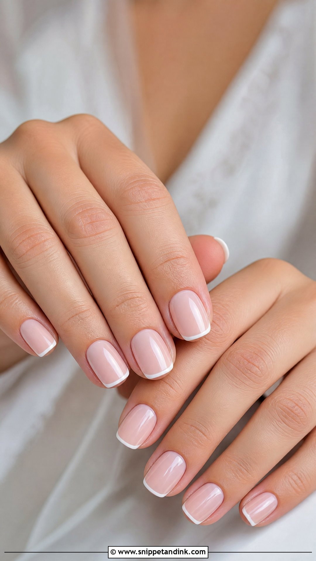 Short Bridal Nails - Snippet and Ink - 25 Classy Bridal Nails