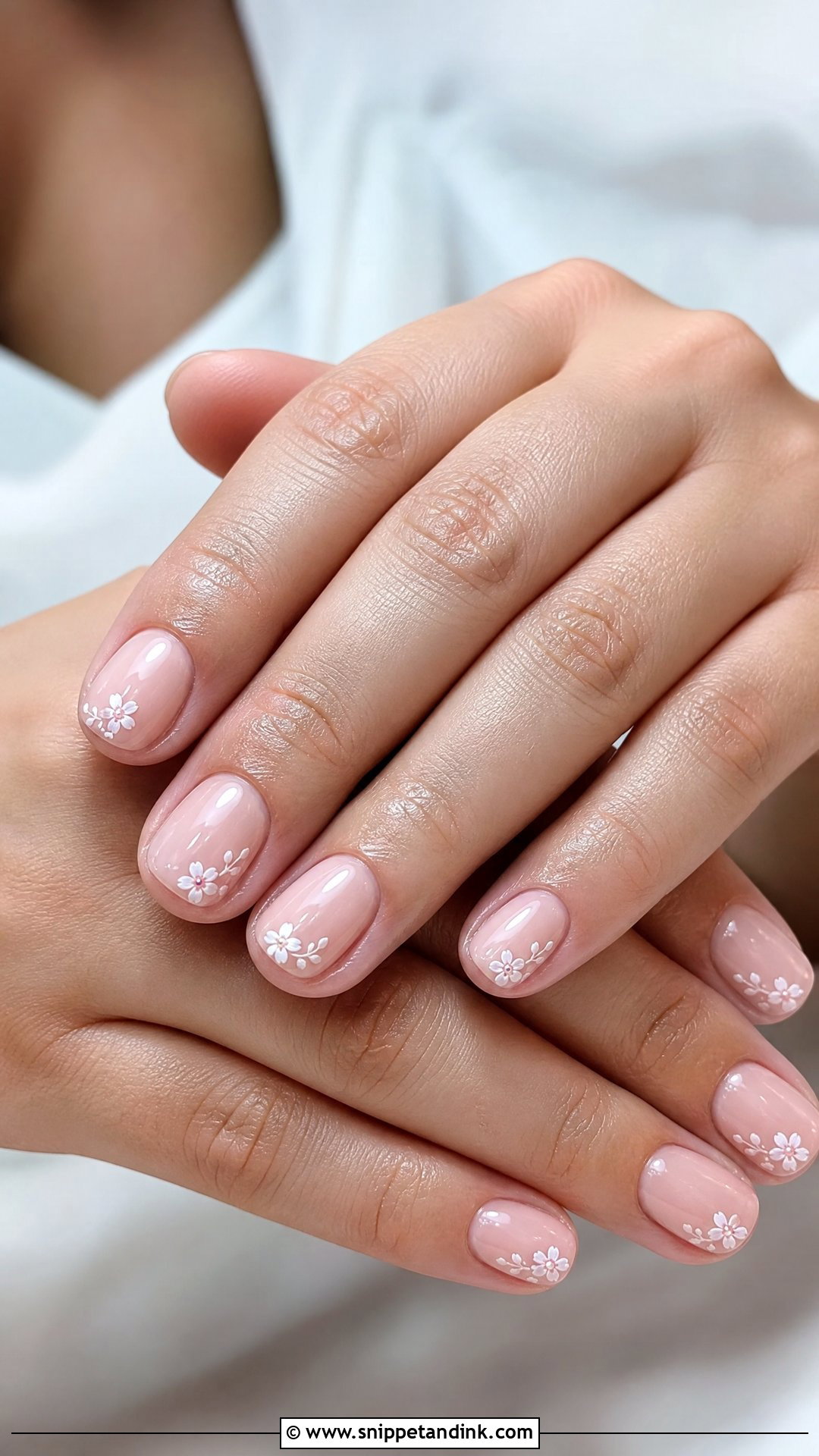 Short Bridal Nails - Snippet and Ink - 35 Bridal Nail Art Ideas