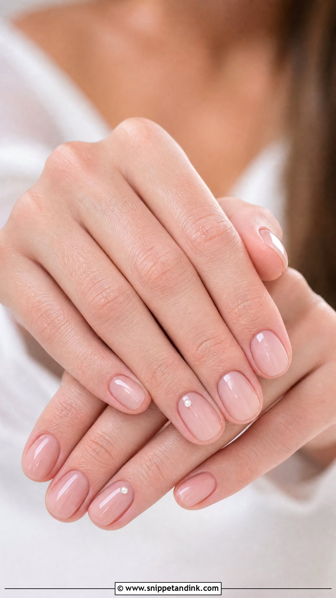 Short Bridal Nails - Snippet and Ink - 35 Bridal Nails