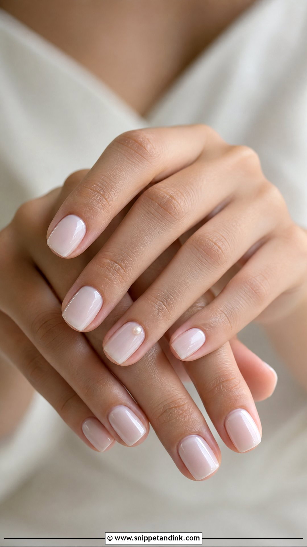 Short Bridal Nails - Snippet and Ink - 35 Bridal Nails Wedding