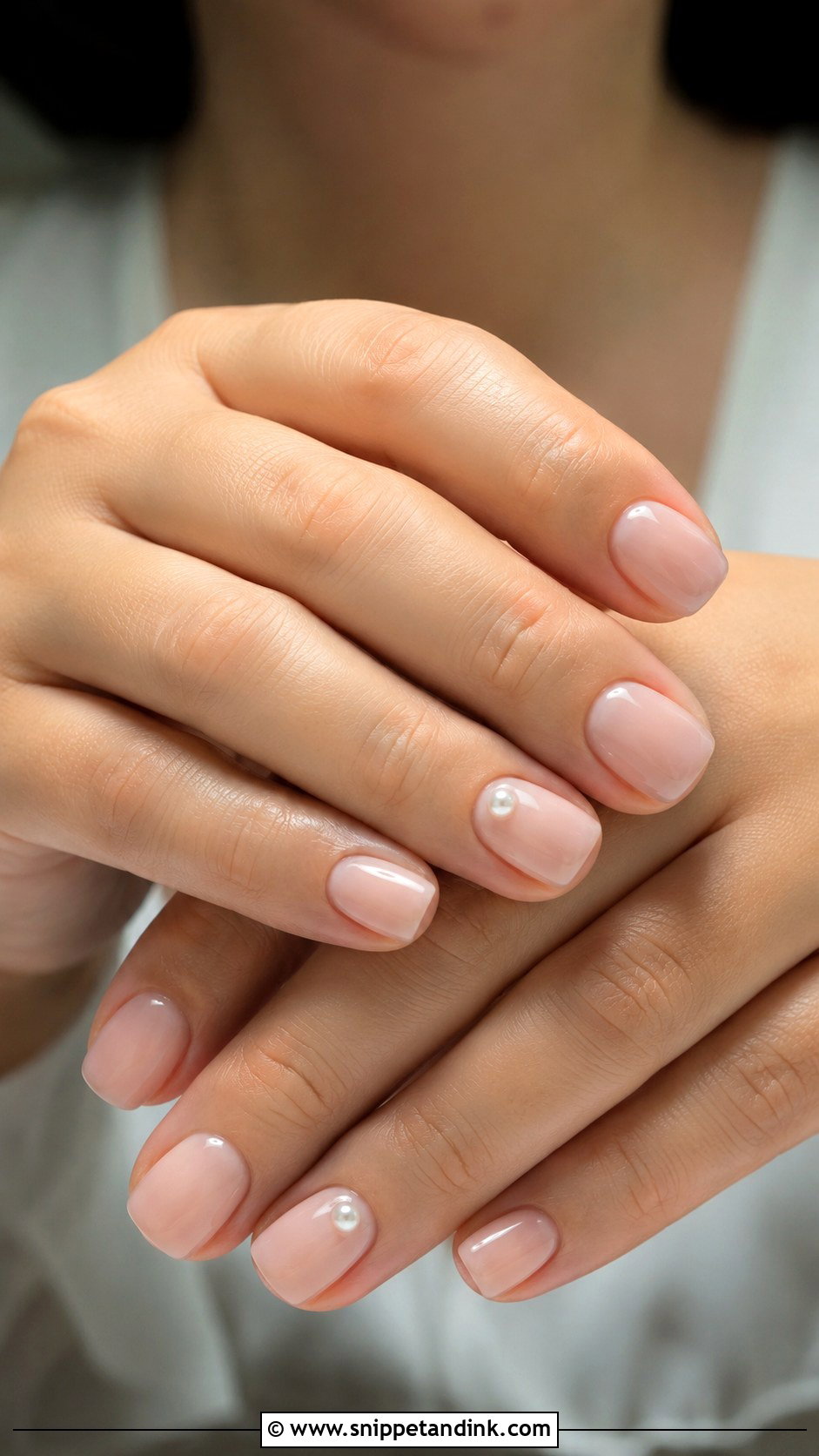 Short Bridal Nails - Snippet and Ink - 20 Bridal Wedding Nail Designs