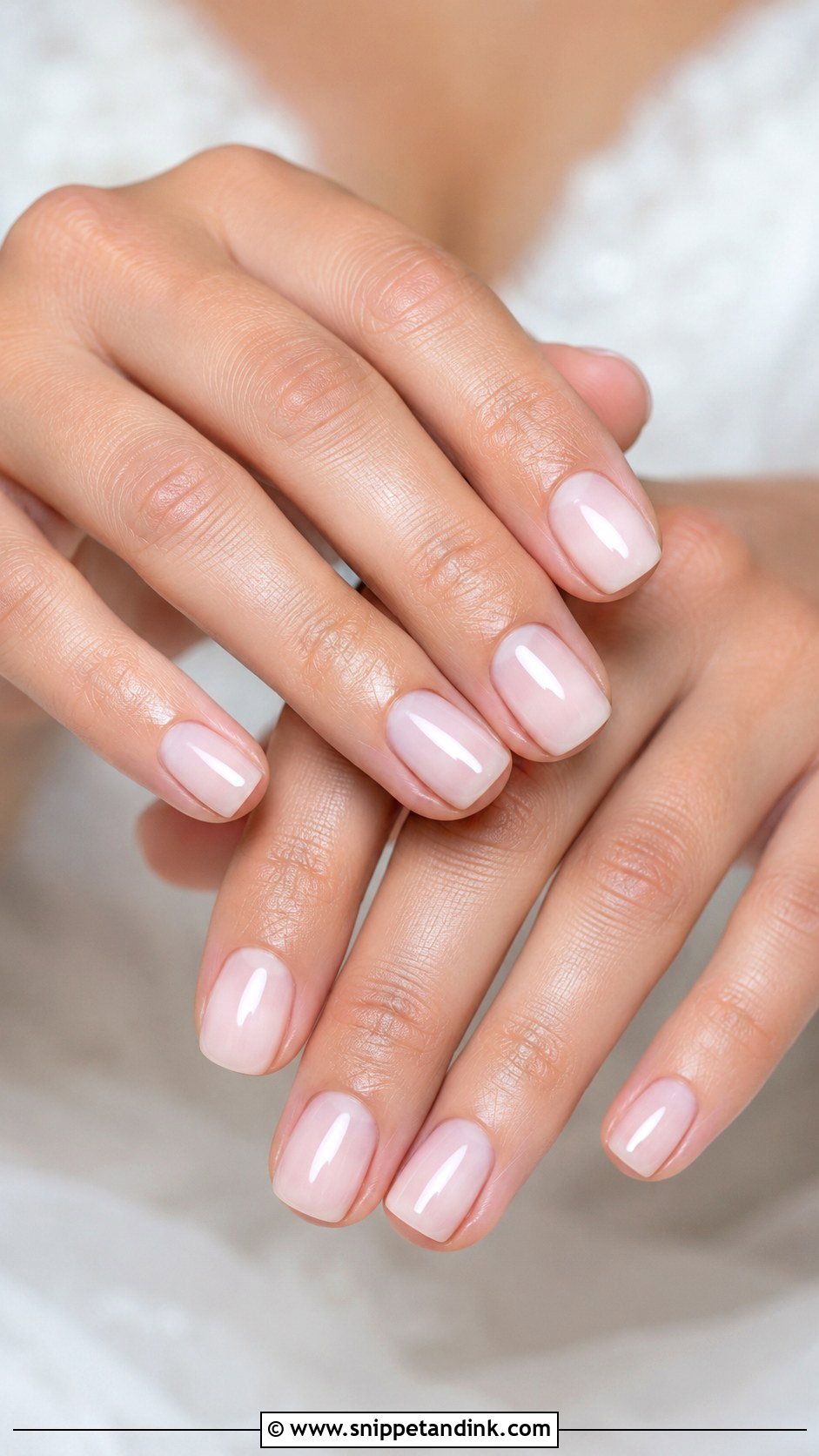 Short Bridal Nails - Snippet and Ink - 20 Classic Bridal Nails