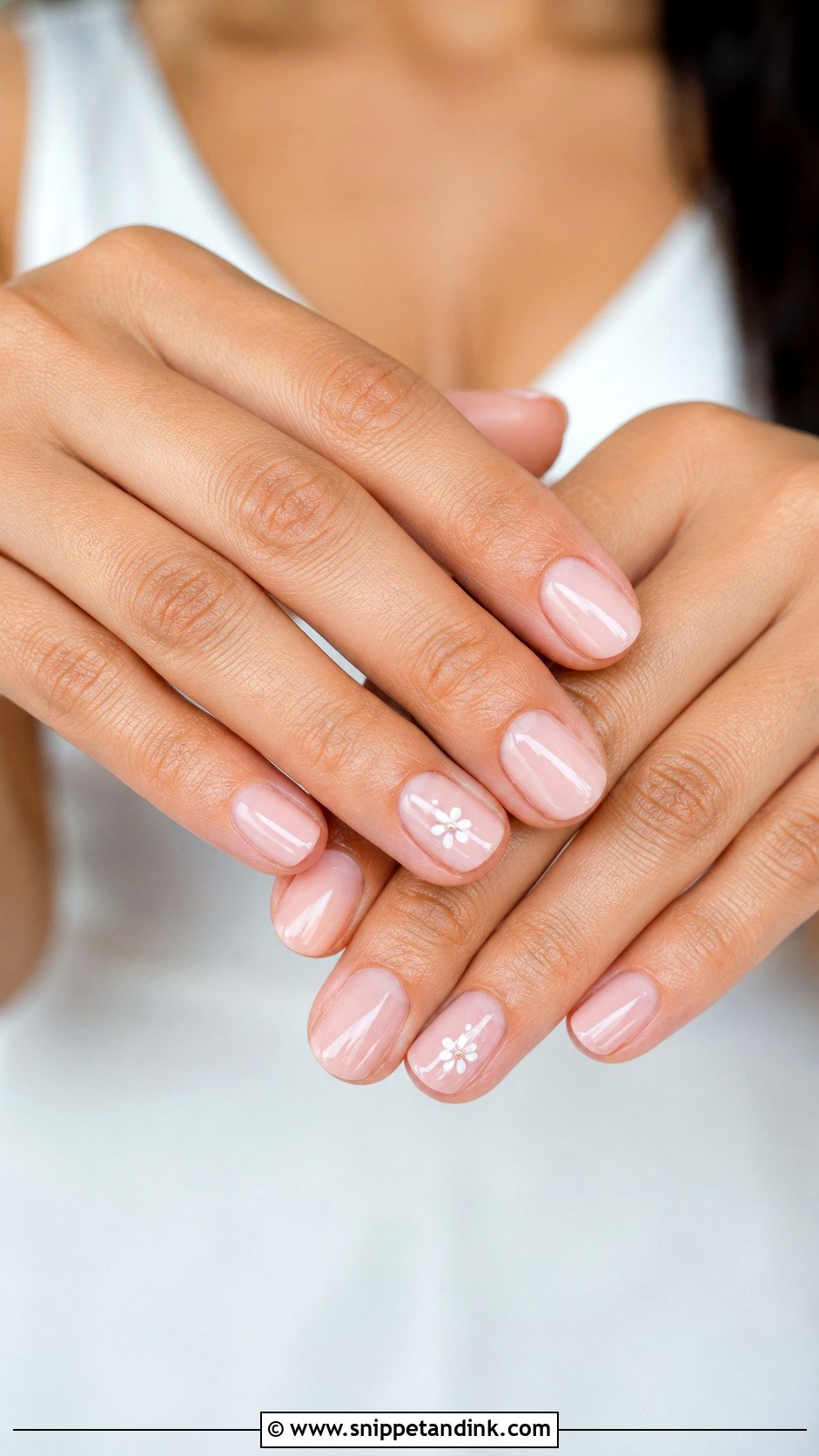 Short Bridal Nails - Snippet and Ink - 20 Cute Bridal Nails