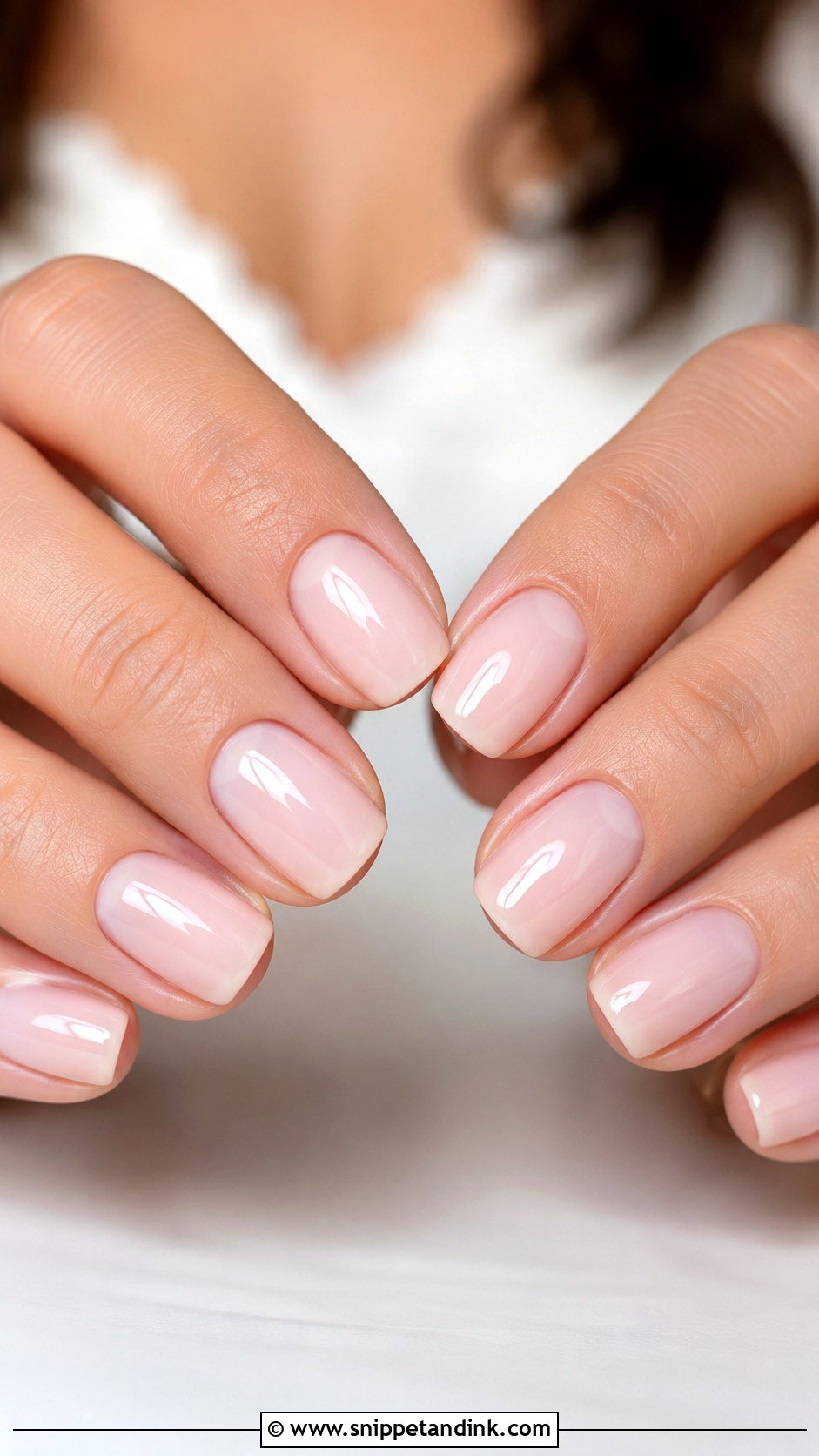 Short Bridal Soft Square Nails - Snippet and Ink - 30 Short Bridal Wedding Nails