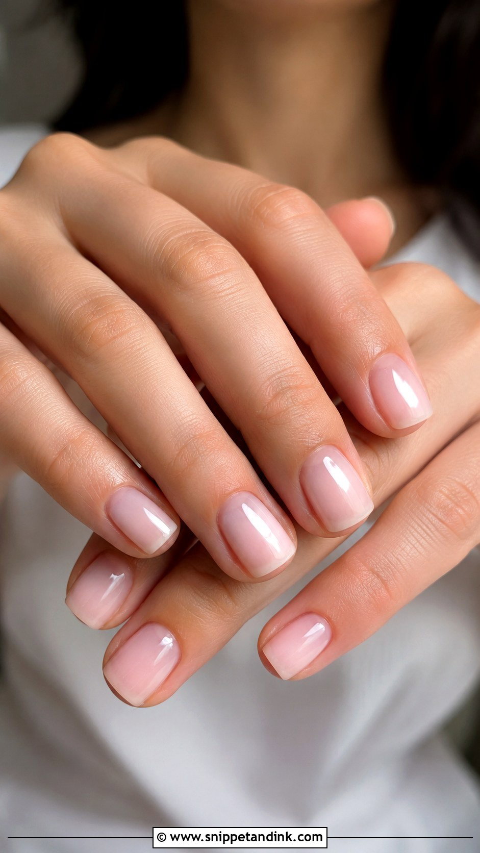 Short Bridal Squoval Nails - Snippet and Ink - 30 Short Bridal Wedding Nails