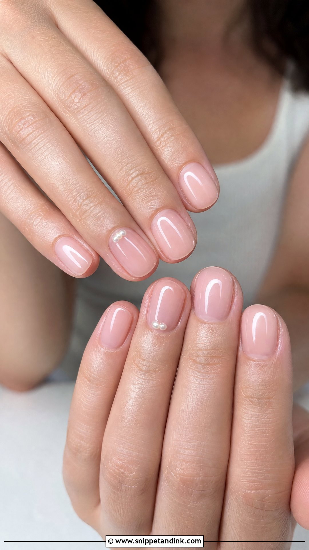 Short Bride Nails - Snippet and Ink - 25 Nail Bride Wedding Ideas