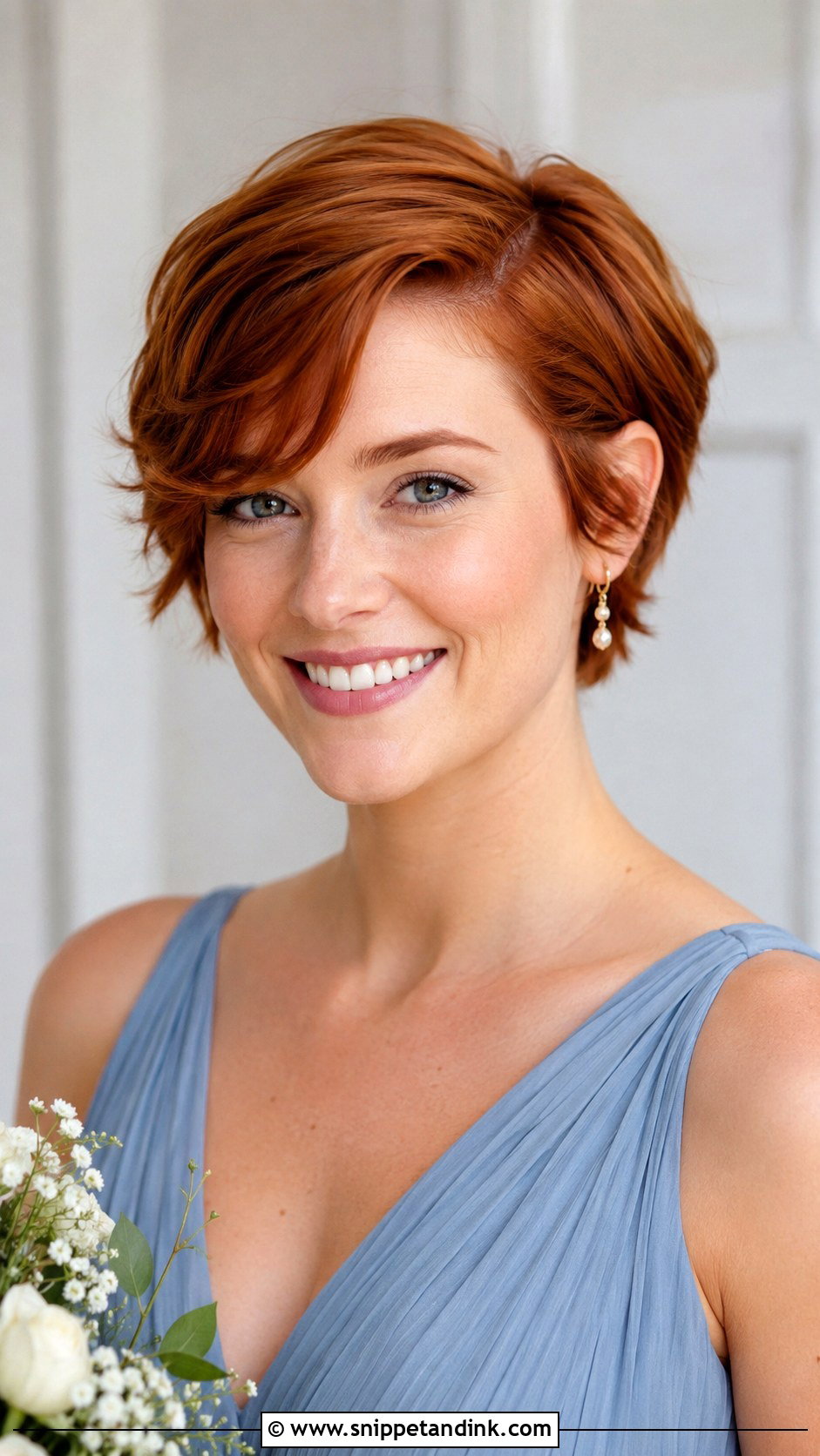 Short Bridesmaid Bixie Cut - Snippet and Ink - 25 Bridesmaid Short Hairstyles