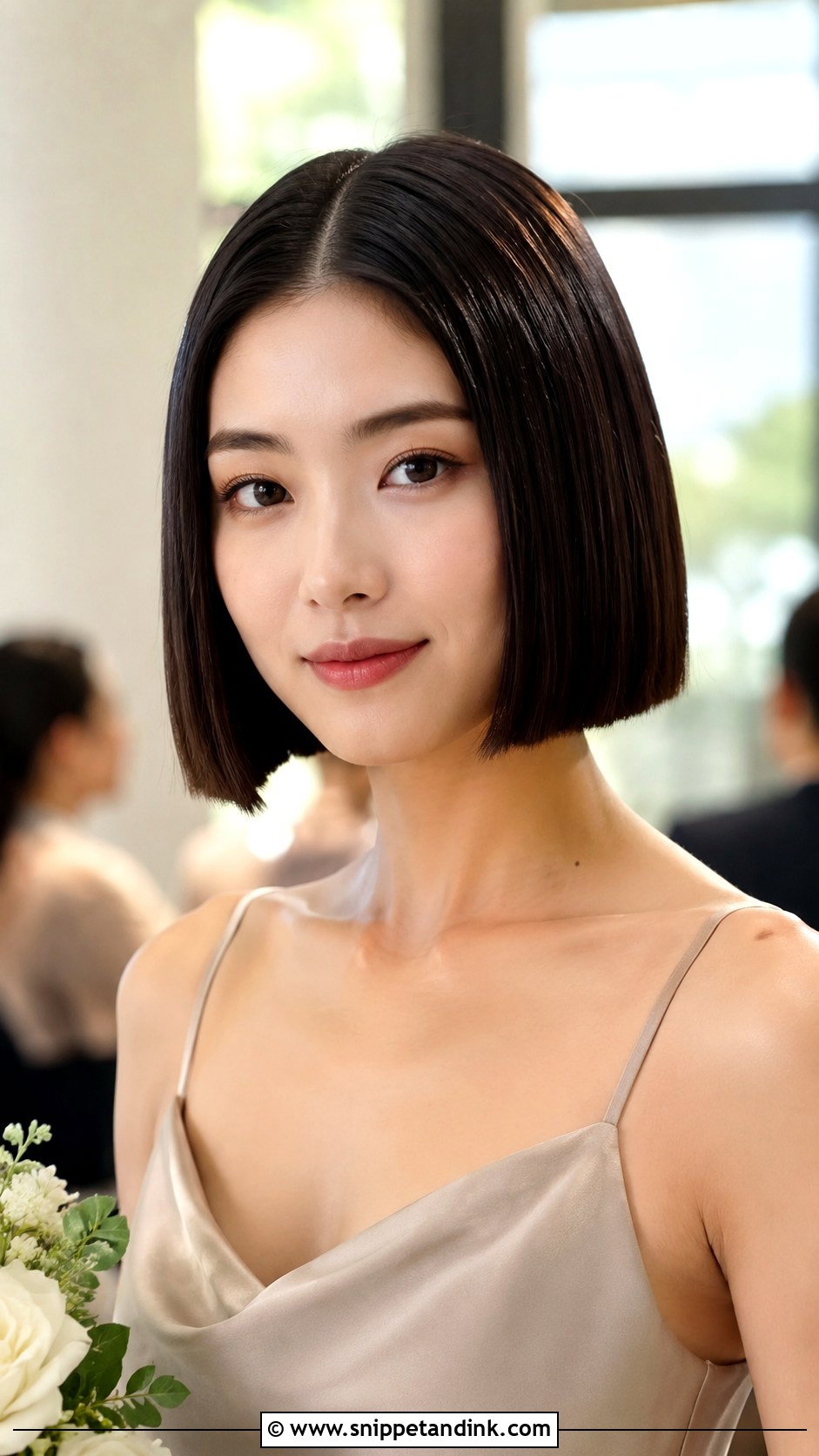 Short Bridesmaid Blunt Bob - Snippet and Ink - 25 Bridesmaid Short Hairstyles