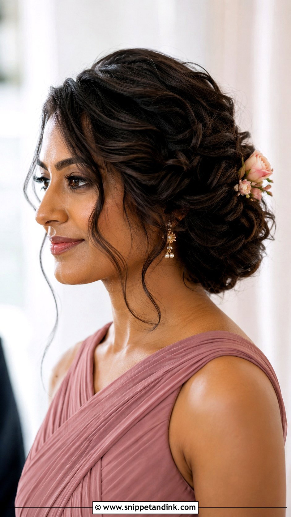 Short Bridesmaid Hair With Soft Updo - Snippet and Ink - 25 Bridesmaid Short Hairstyles