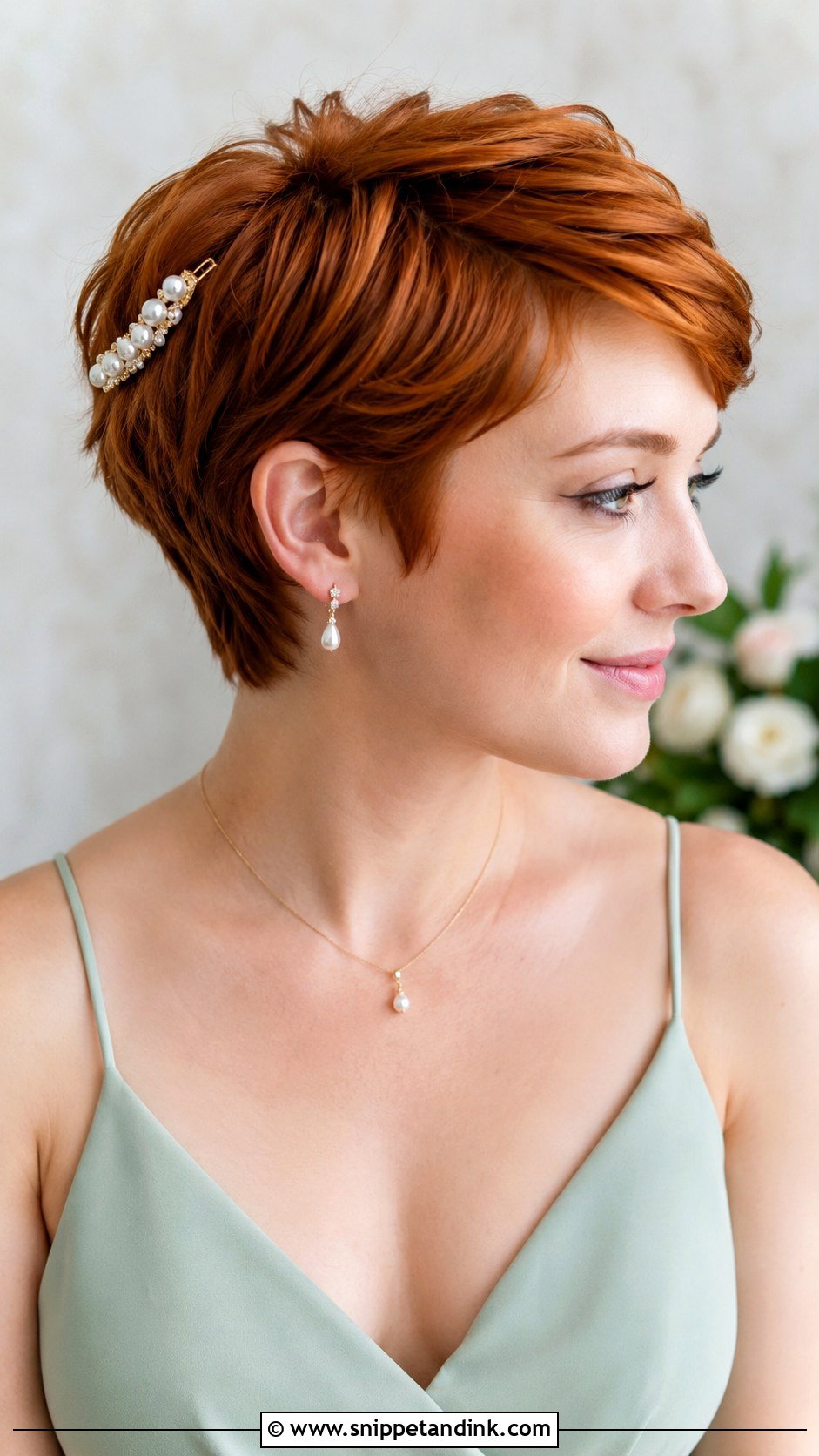 Short Bridesmaid Pixie Cut - Snippet and Ink - 20 Short Hair Styles for Bridesmaid
