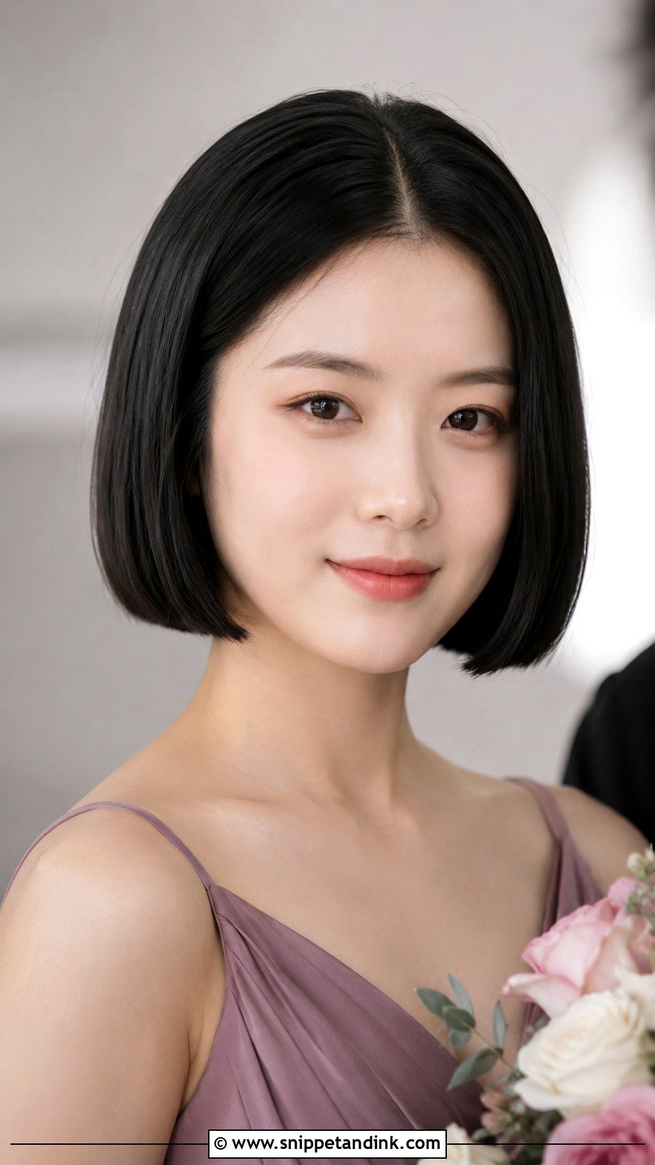 Short Bridesmaid Sleek Bob - Snippet and Ink - 25 Bridesmaid Short Hairstyles