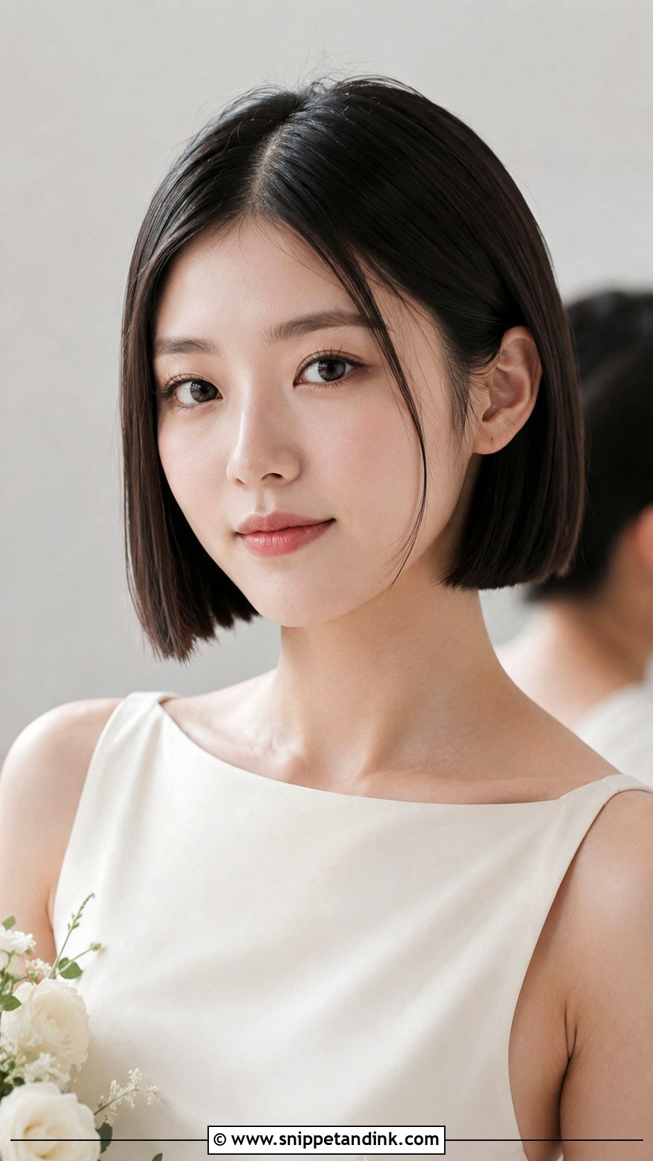 Short Bridesmaid Sleek Bob - Snippet and Ink - 30 Bridesmaid Hair Short Ideas